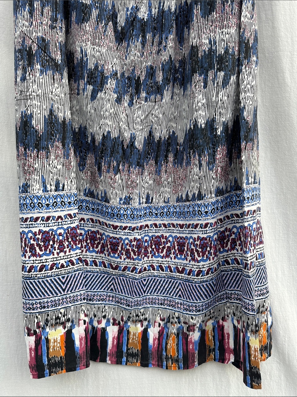 California Moon Rise Multi-Color Patterned Long Skirt - Picture 7 of 11